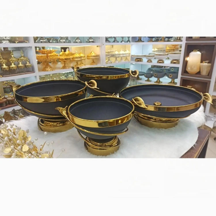 سرویس پذیرایی فلزی فورتیک رنگ استاتیک (گل لیلیوم )