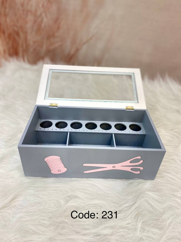 جعبه خیاطی چوبی عروس