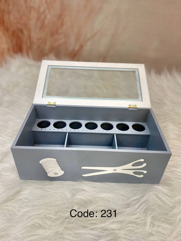 جعبه خیاطی چوبی عروس
