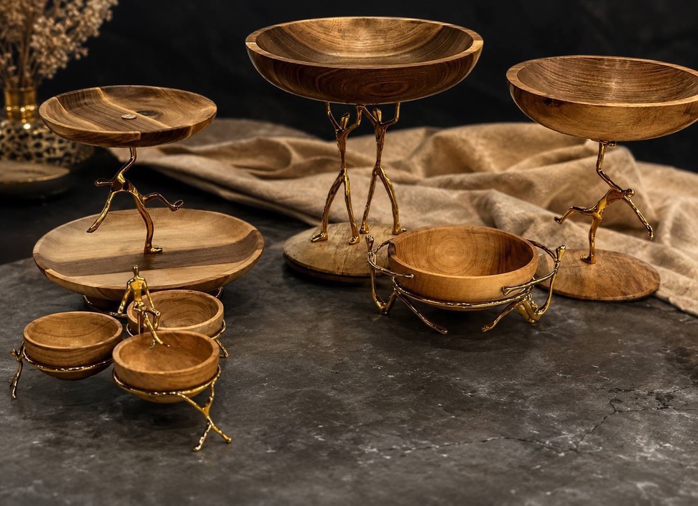 سرویس چوبی پنج تکه بالرین